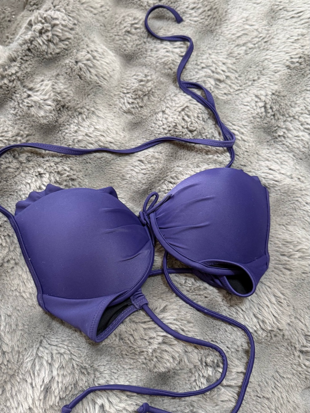 Victoria's Secret Purple Triangle Bikini Top